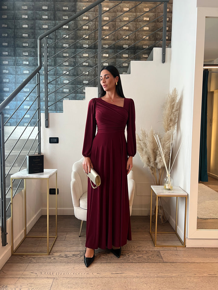 ABITO DENISE BORDEAUX