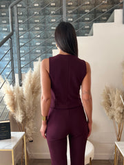 GILET KELLY VINO