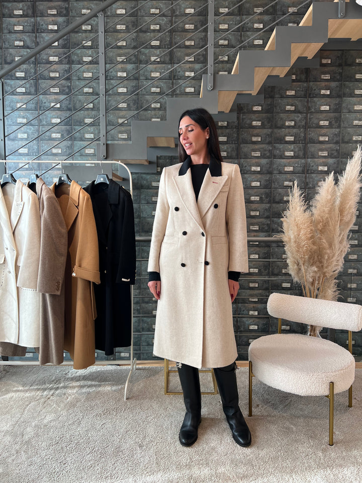 CAPPOTTO TAILORING COLLETTO BEIGE