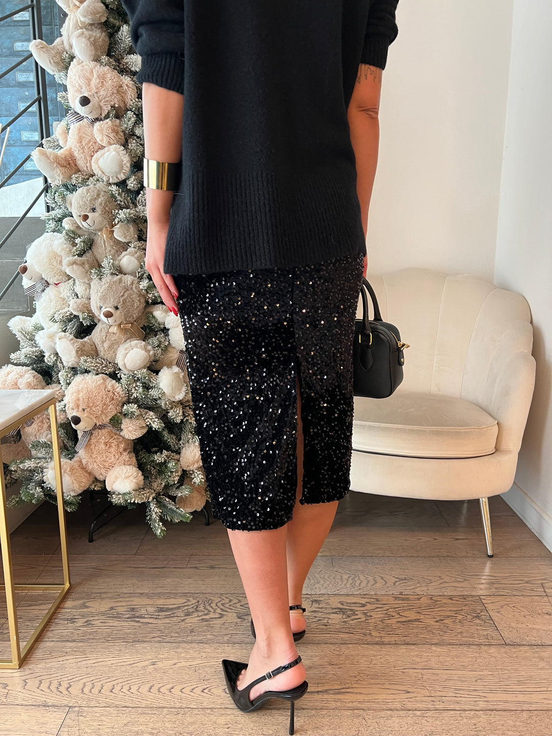 GONNA LONGUETTE PAILLETTES