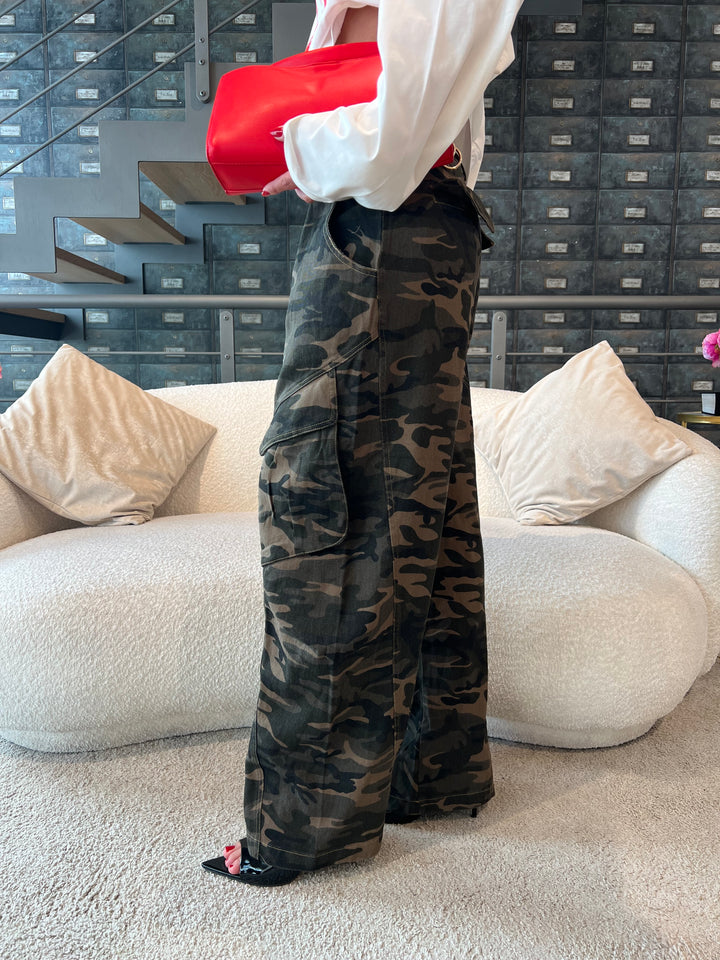 JEANS MIMETICO CARGO