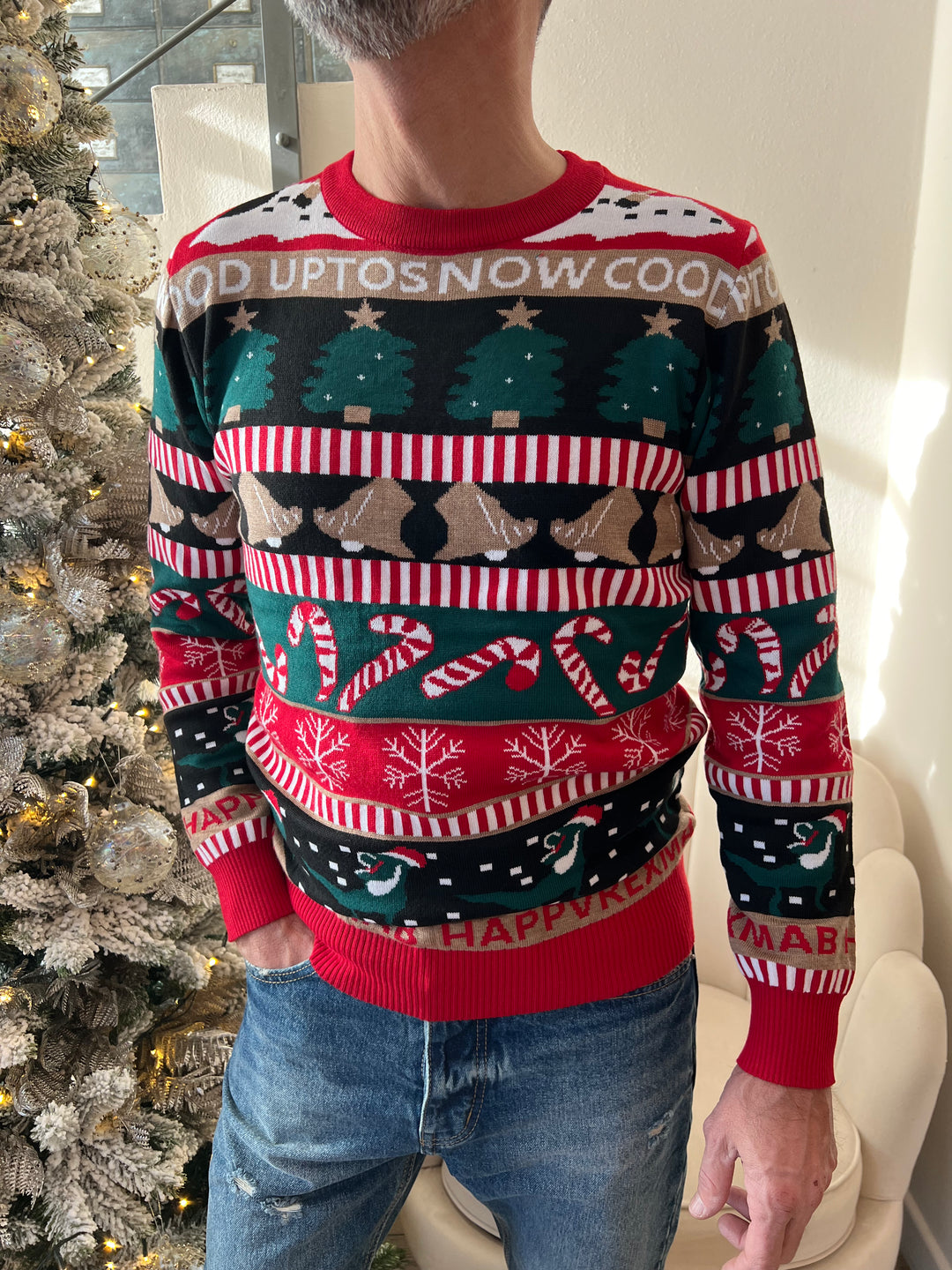 MAGLIONE NATALE ALBERI