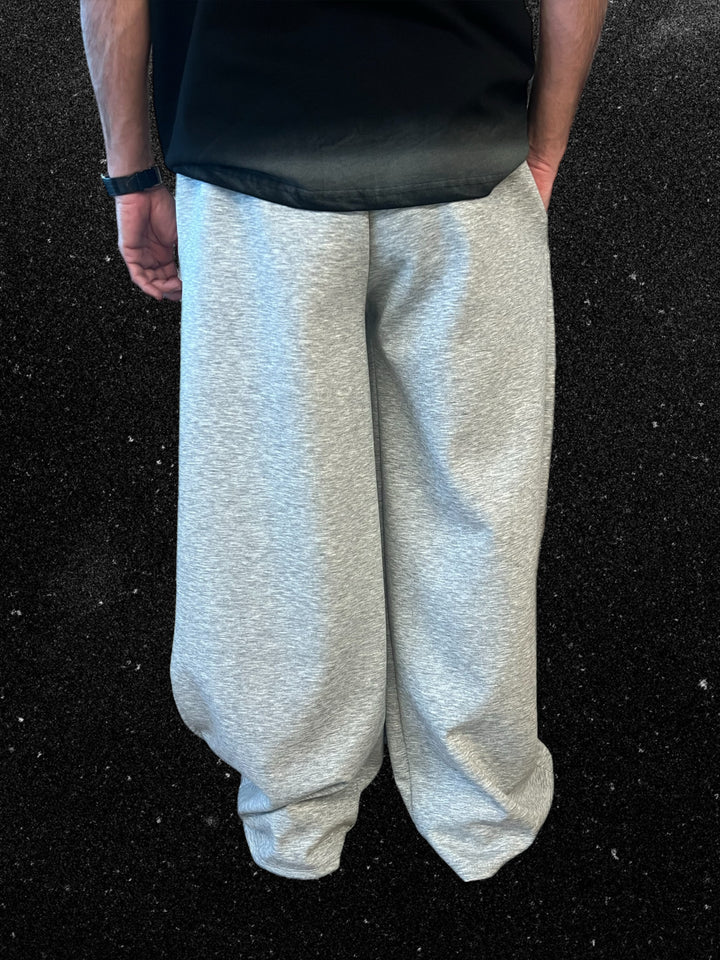 PANTA FELPA OVER GRIGIO