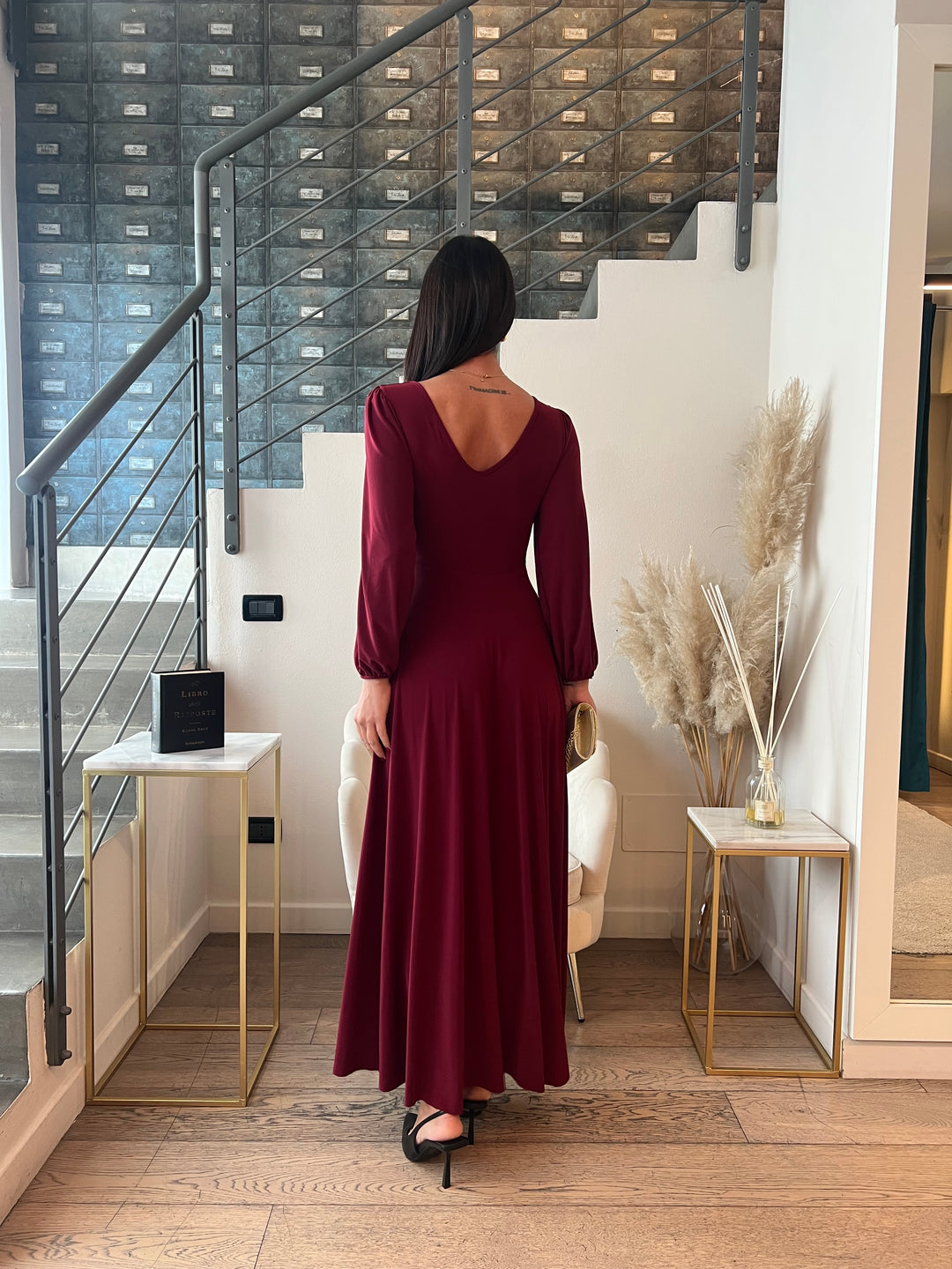 ABITO DENISE BORDEAUX