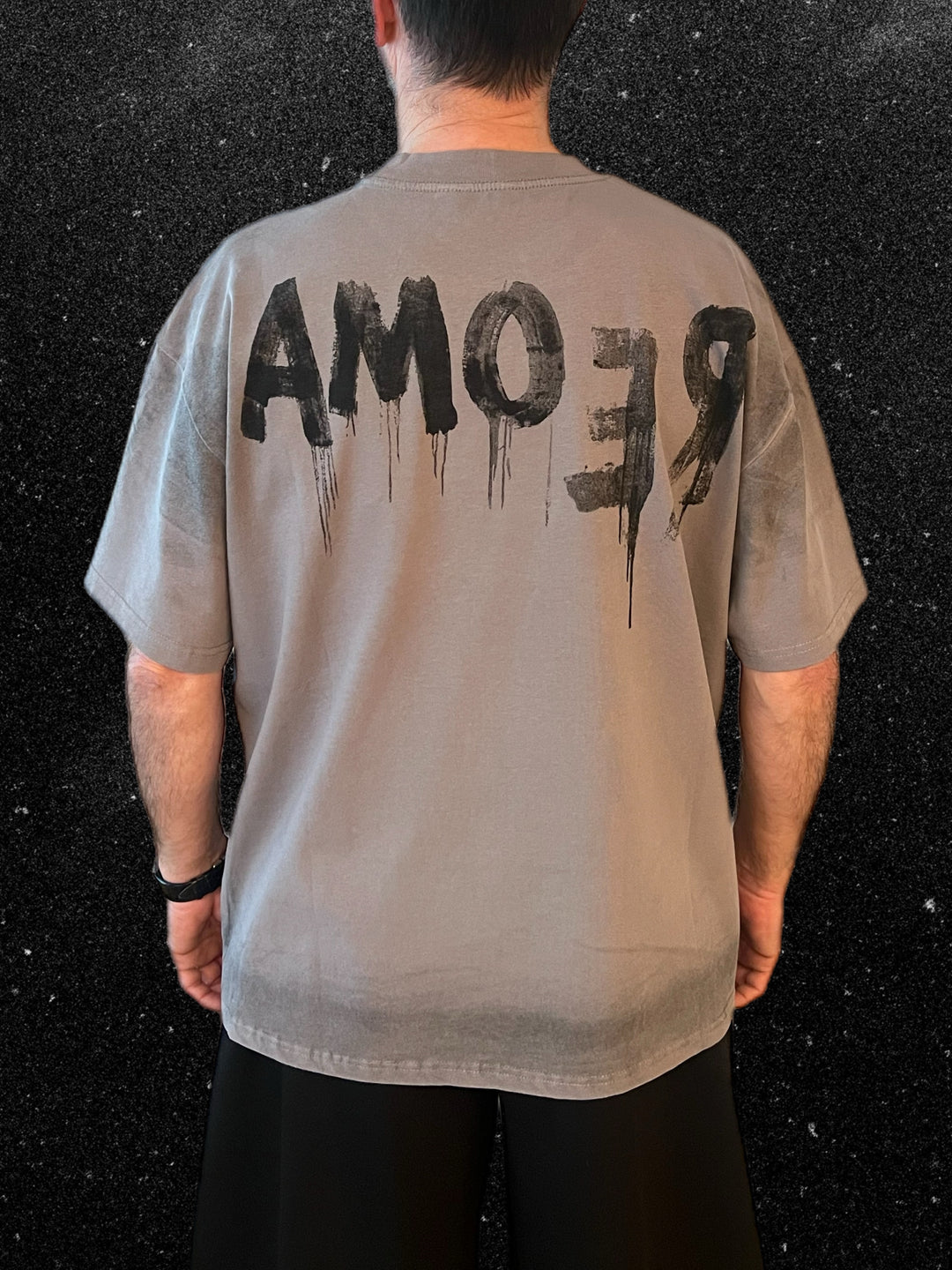 T-SHIRT AMORE GRIGIO