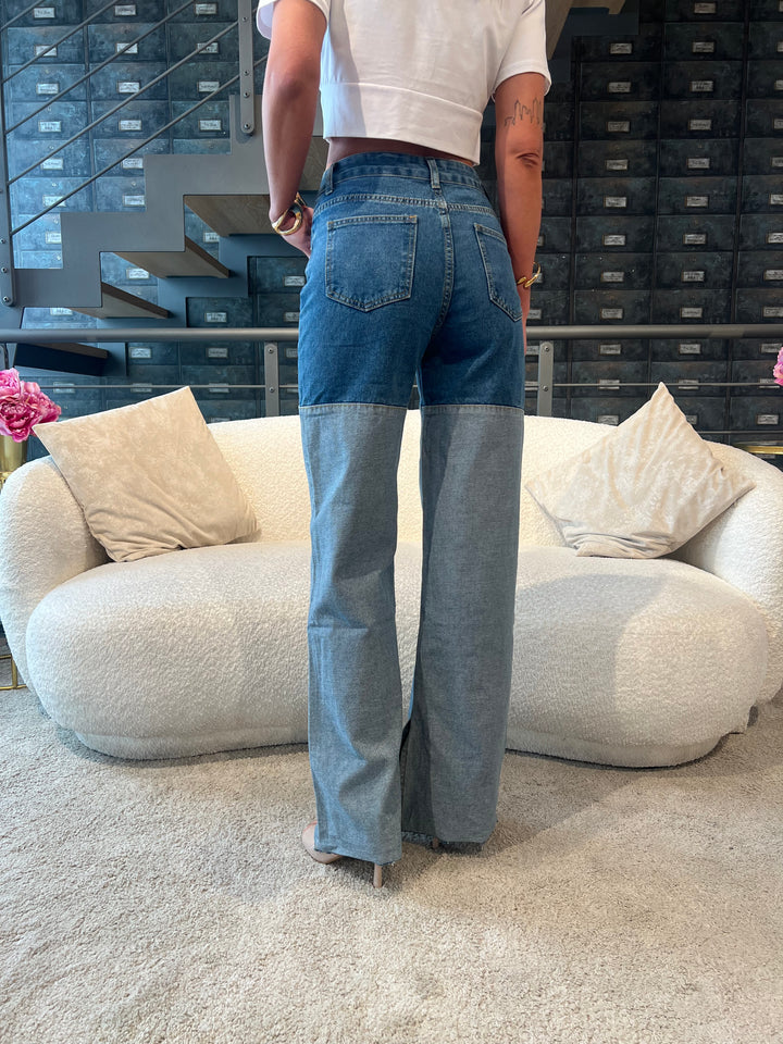 JEANS BICOLORE DENIM
