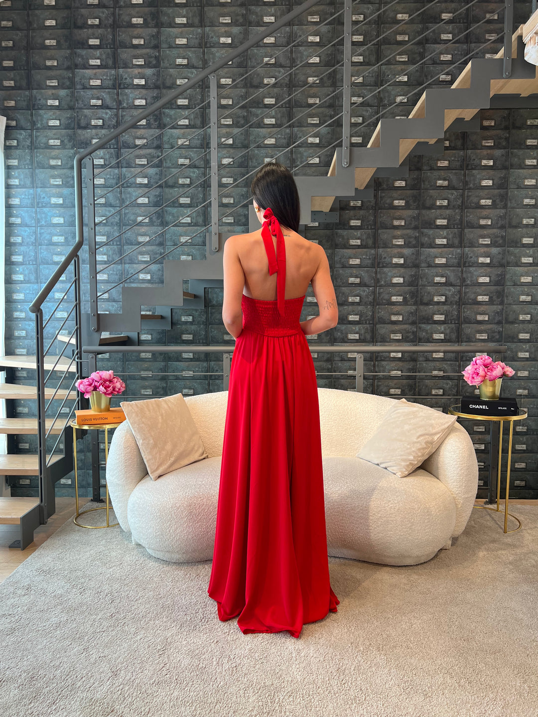 ABITO CLAUDIA ROSSO