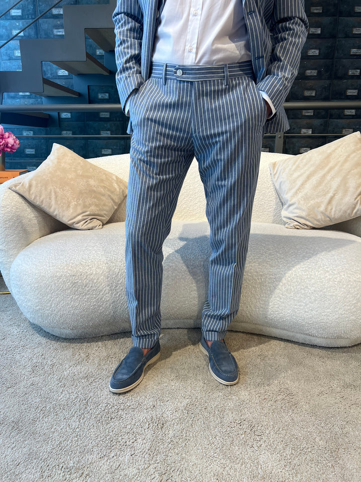 COMPLETO ALEX GESSATO AZZURRO