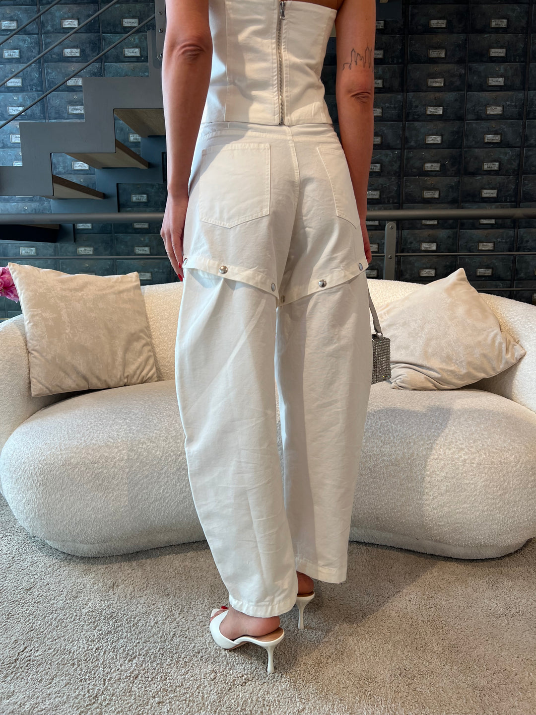 JEANS LUMINA BOTTONI