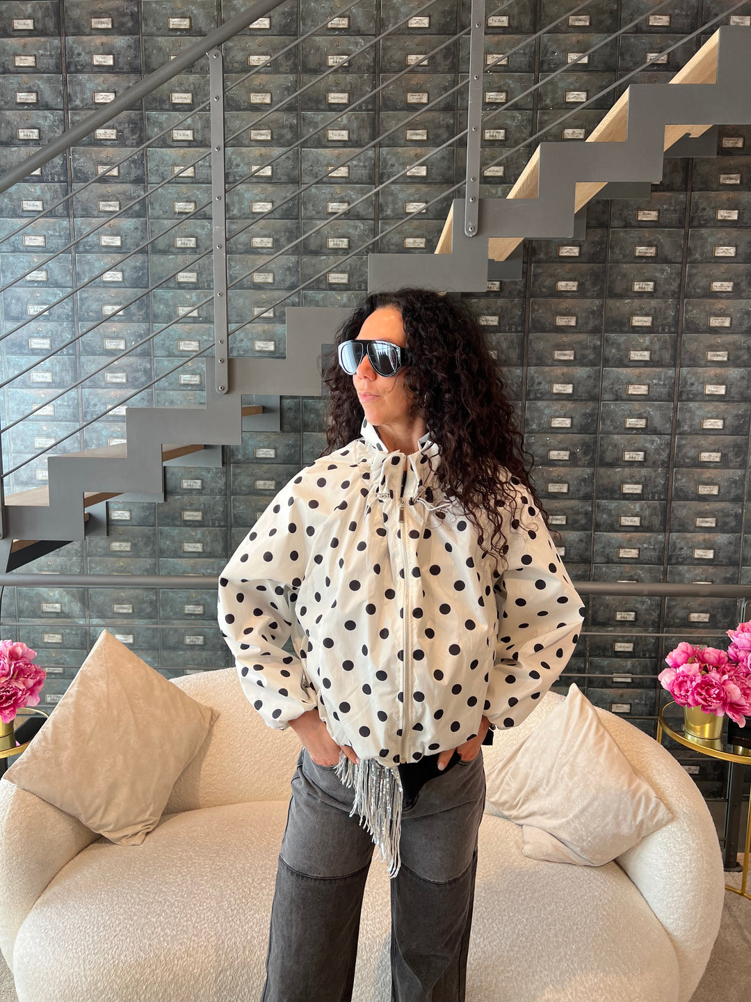 BOMBER POIS BIANCO