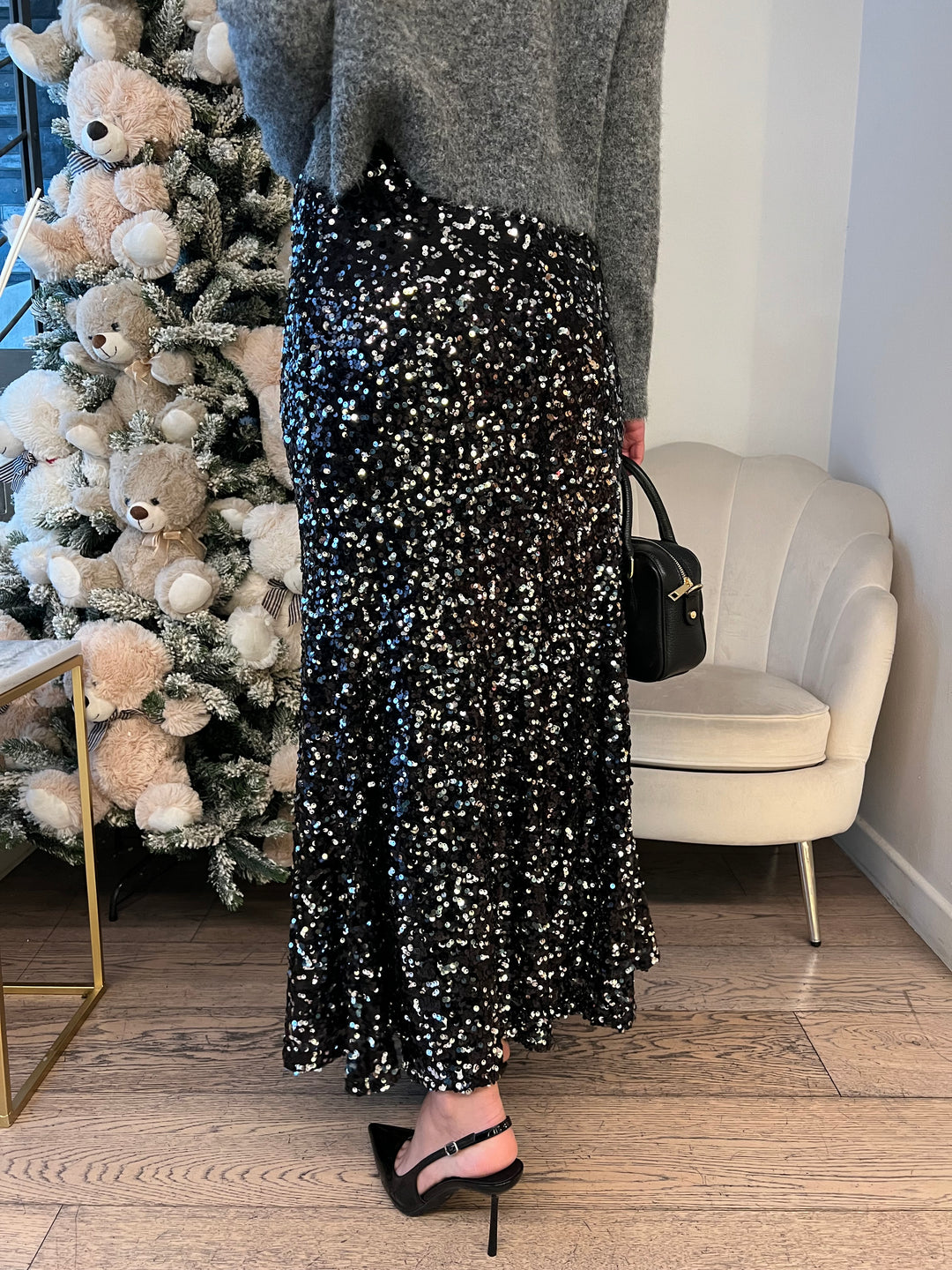 GONNA LUNGA PAILLETTES