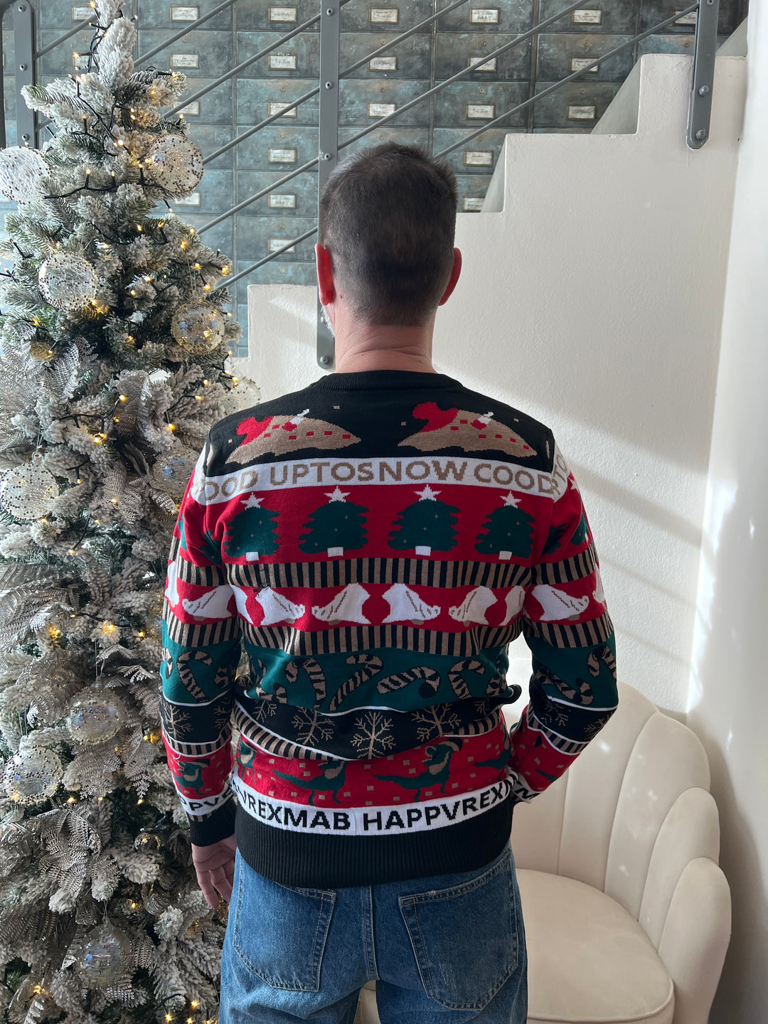 MAGLIONE NATALE ALBERI