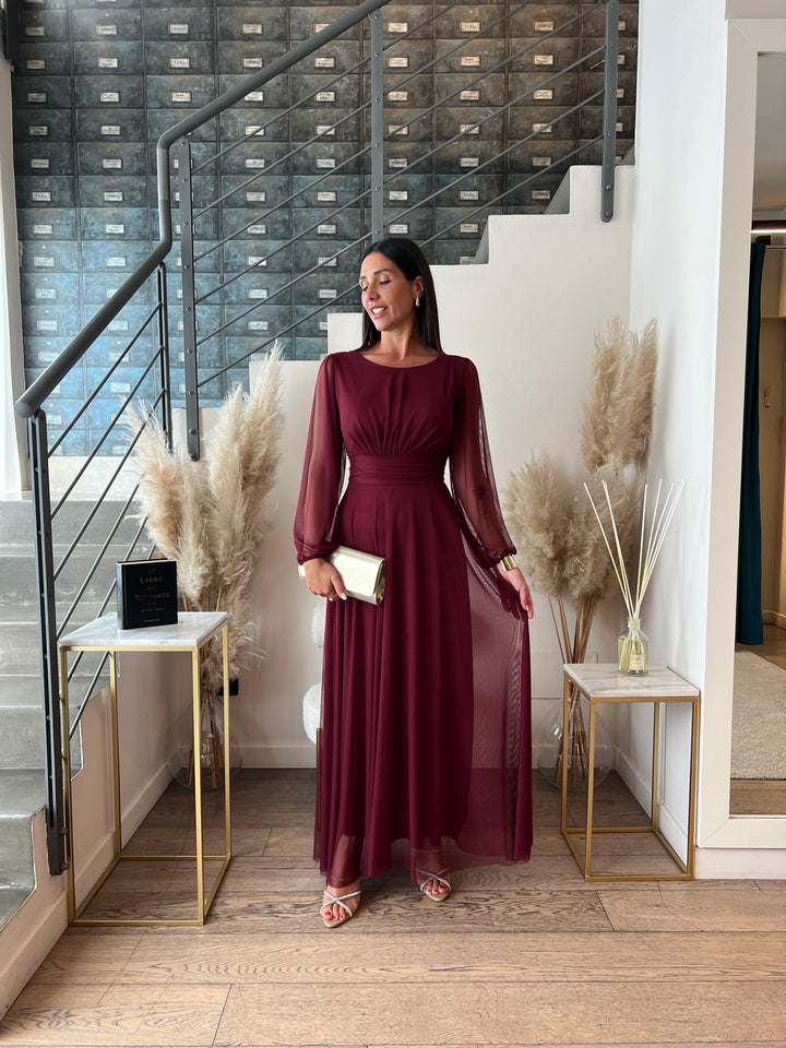 ABITO LUCIANA BORDEAUX