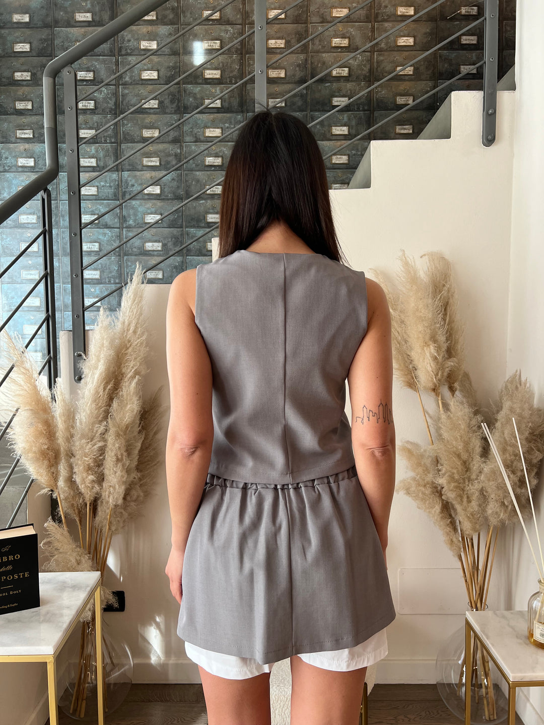 SET BORDI GILET