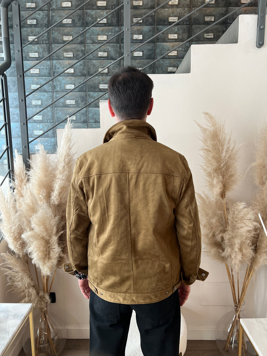 GIACCA SUEDE CERNIERA