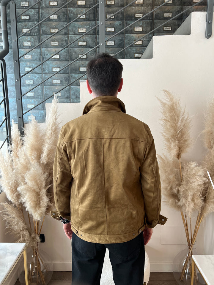 GIACCA SUEDE CERNIERA
