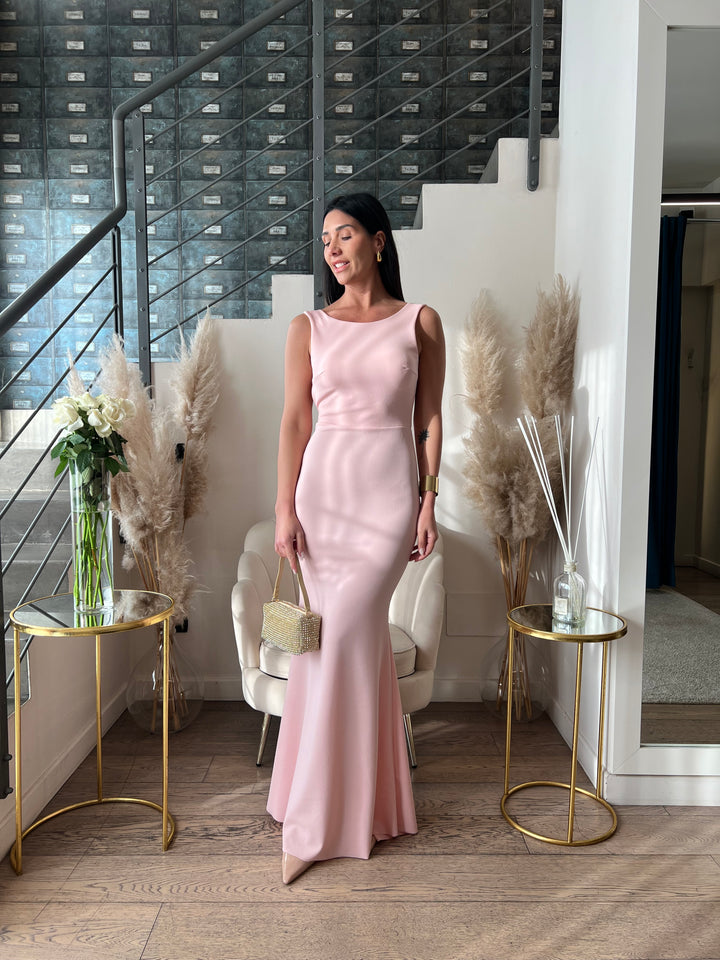 ABITO SIRENA FIOCCO ROSA