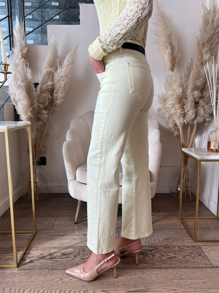 JEANS BASIC GIALLO