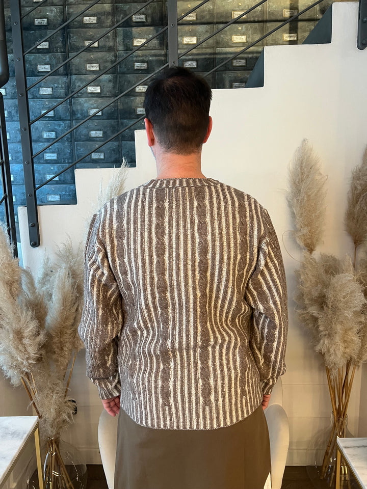 MAGLIONE TRECCE CROP