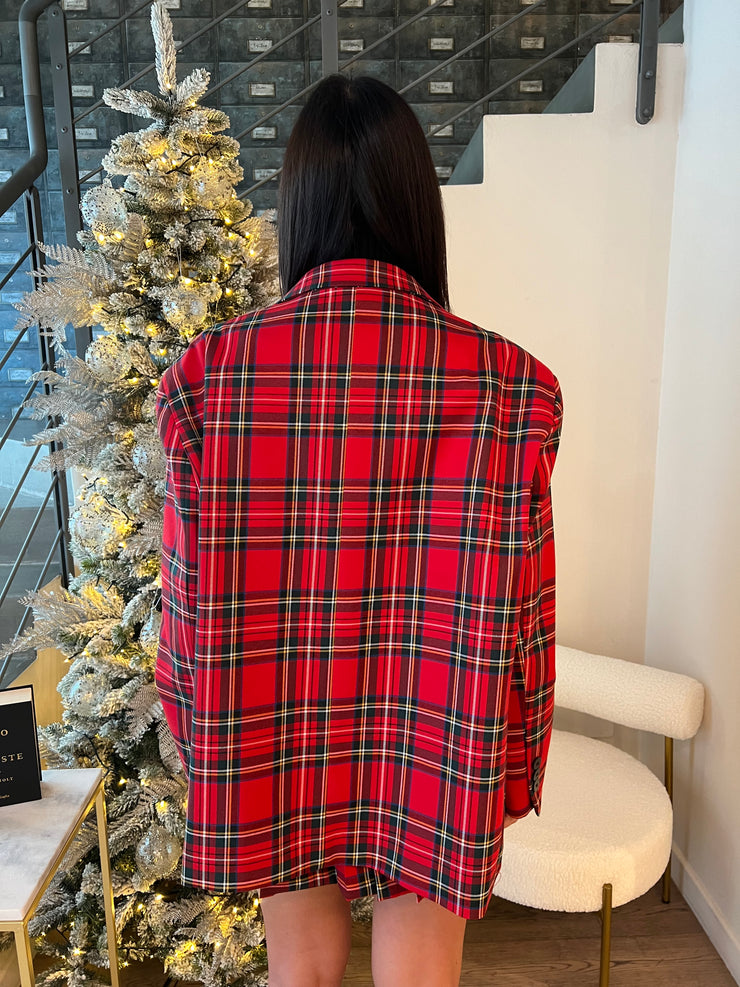 GIACCA LUMINA TARTAN