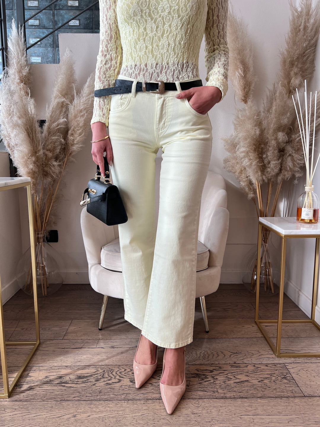 JEANS BASIC GIALLO