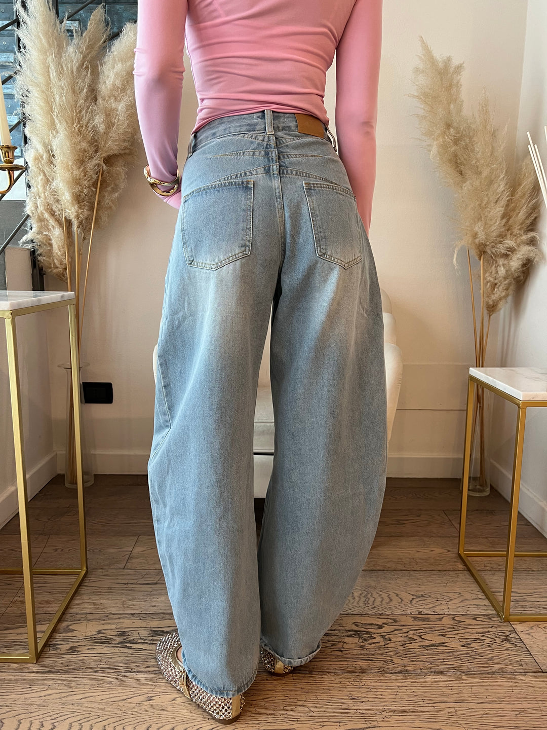 JEANS BALLOON CHIARO