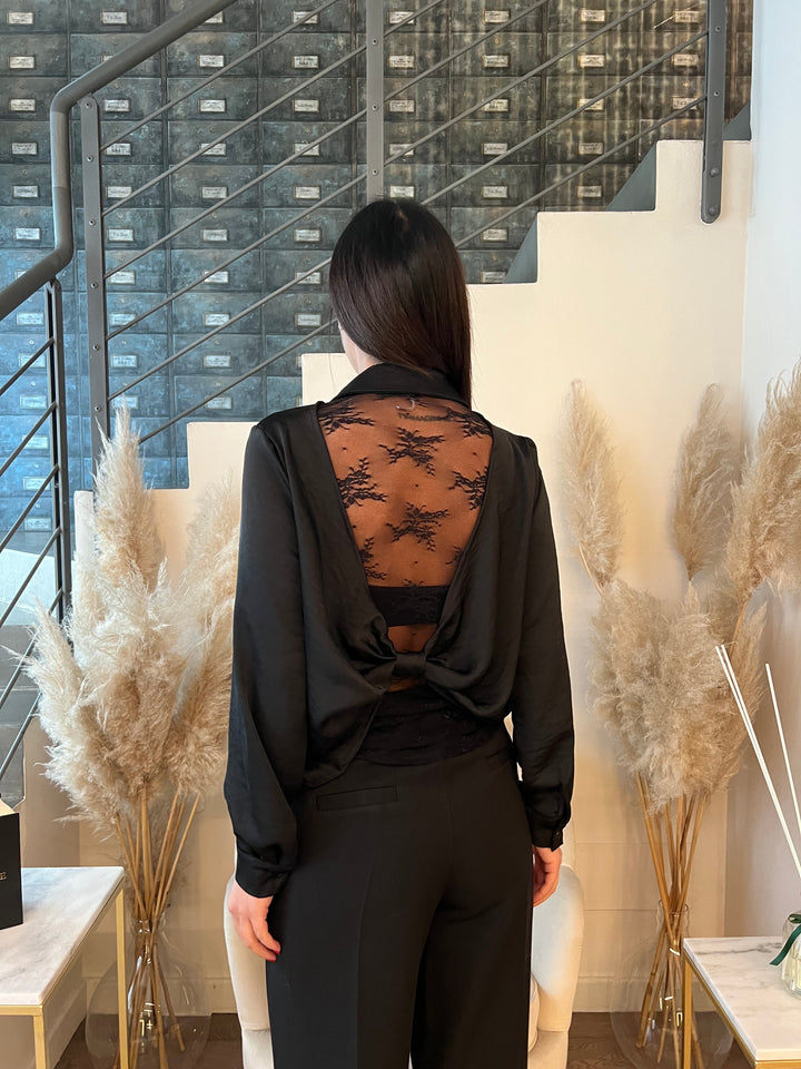 CAMICIA PIZZO SCHIENA