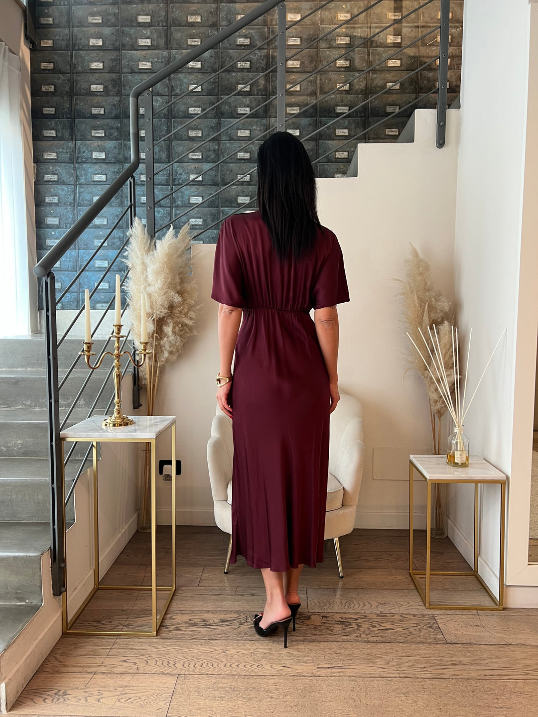 ABITO MIDI BORDO PIZZO