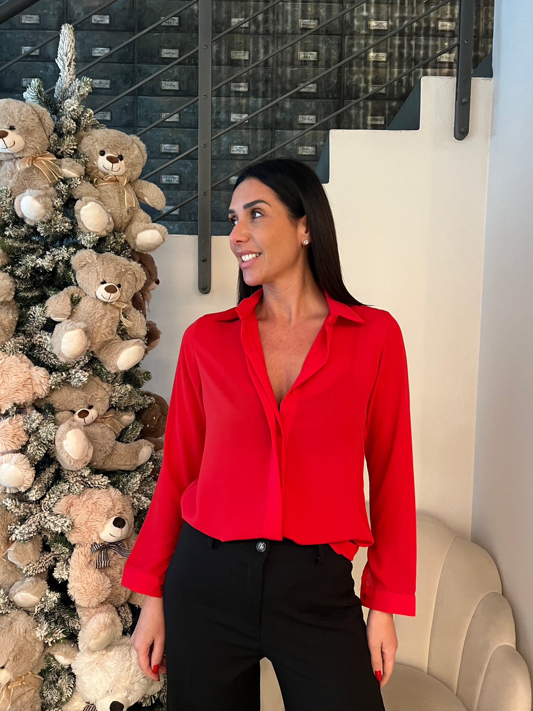 CAMICIA ALLACCIATURA NASCOSTA