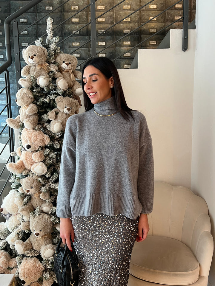 MAGLIONE LUPETTO ALPACA