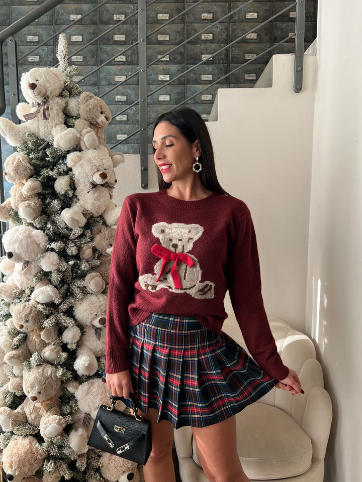 MAGLIONE ORSETTO FIOCCO