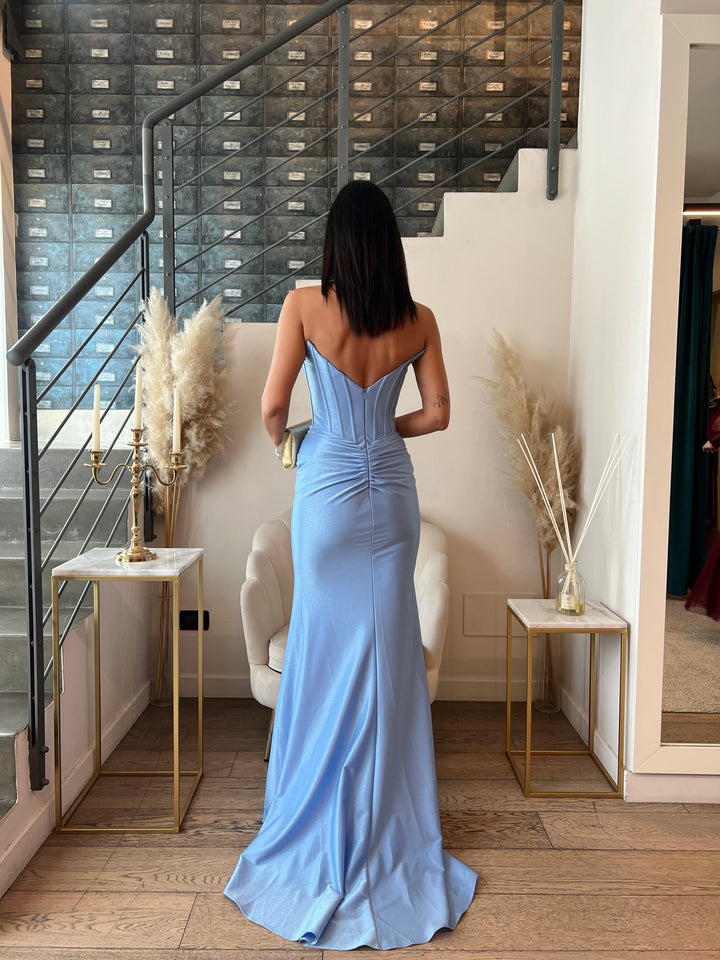 ABITO PRINCESS CUORE AZZURRO