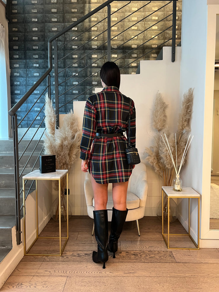 CAMICIA LUNGA TARTAN