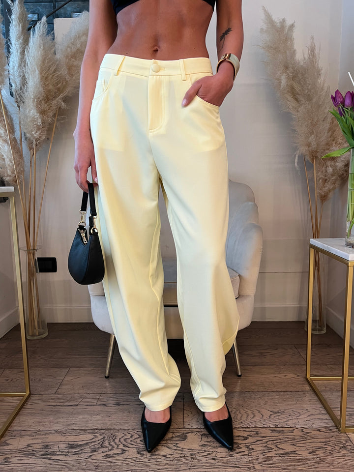 PANTA VALENTINA BALLOON GIALLO