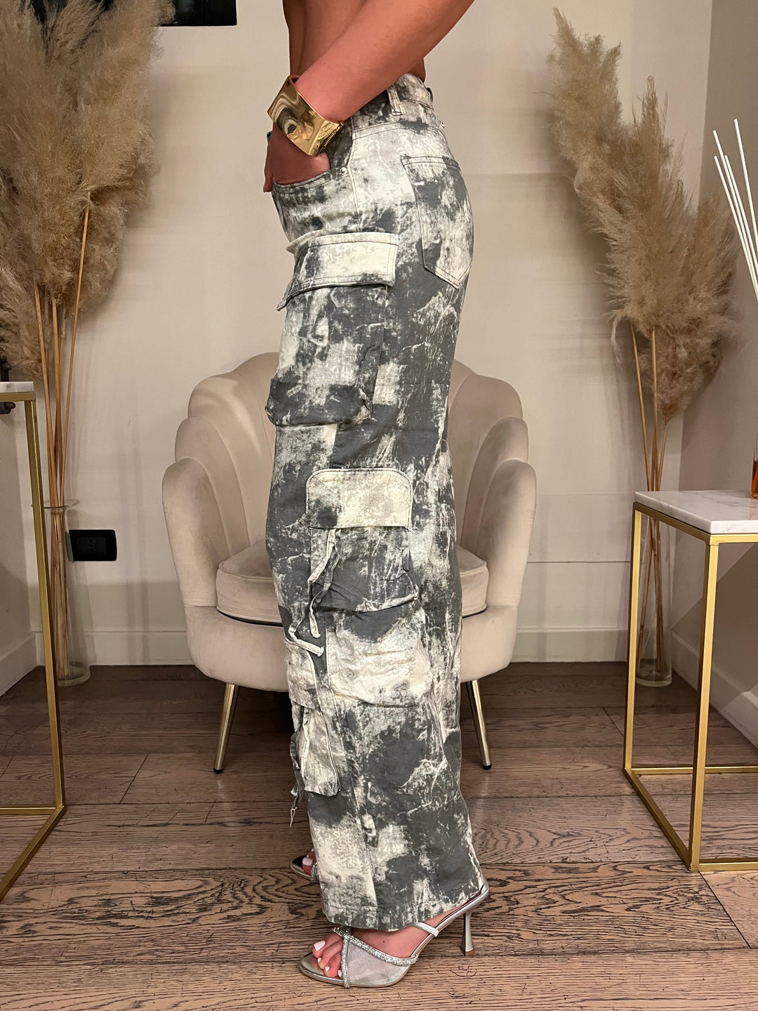 JEANS CARGO CAMOUFLAGE