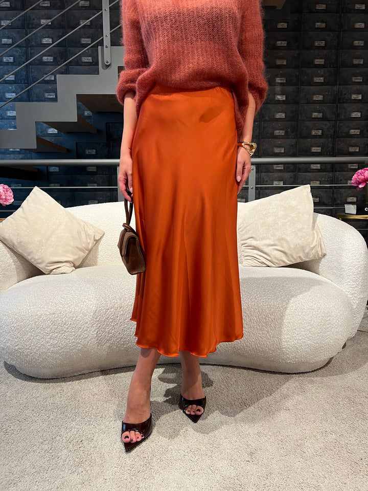 GONNA SATIN MIDI
