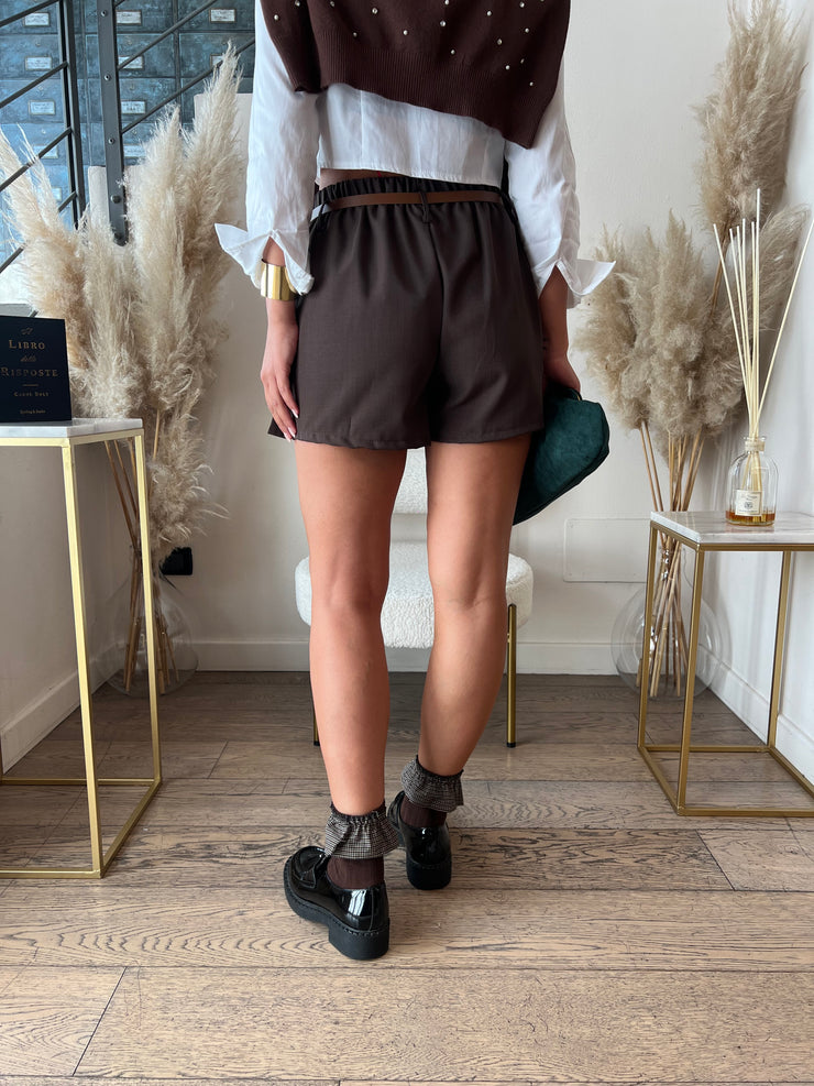 SHORTS PIEGHE