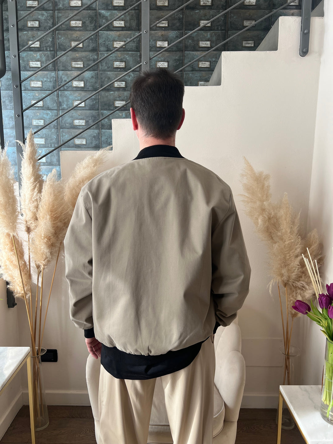 BOMBER POLSINI BEIGE