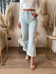 JEANS CHIARO RISVOLTO