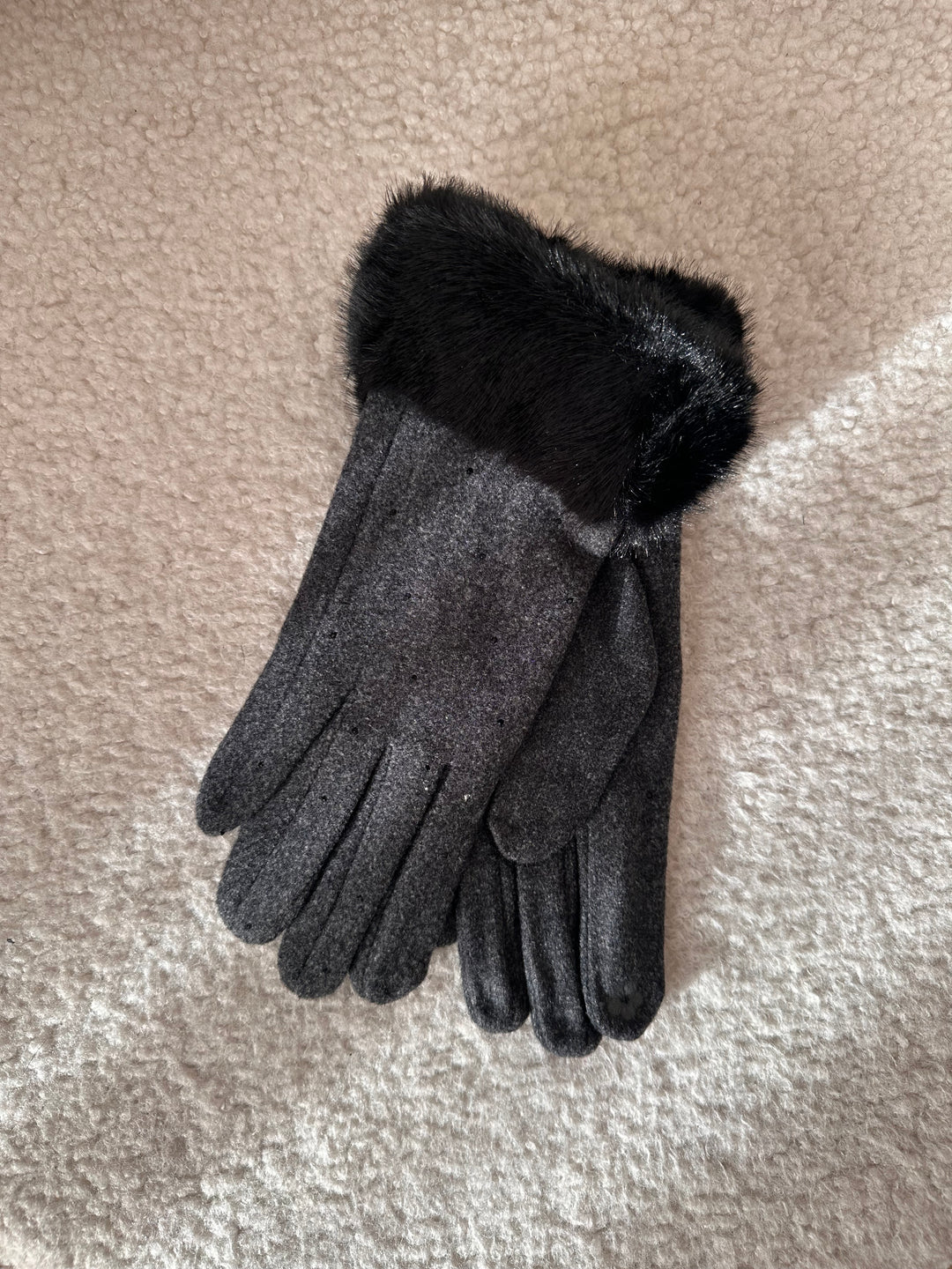 GUANTI ECOFUR STRASS