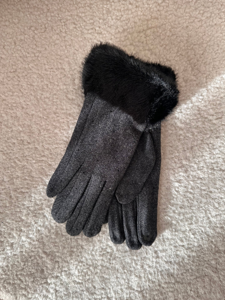 GUANTI ECOFUR STRASS