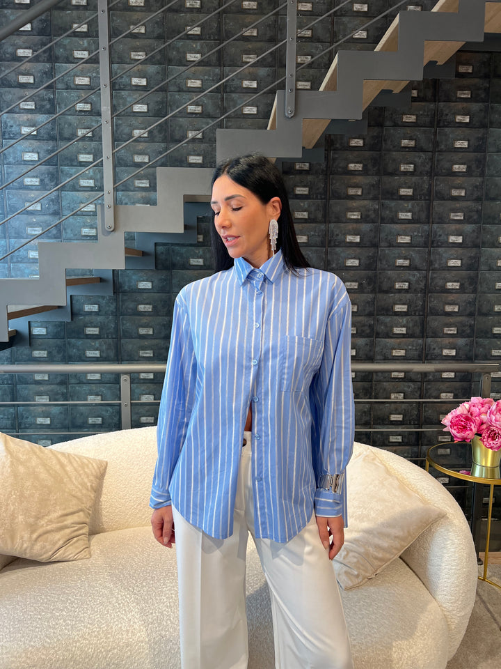 CAMICIA LUNGA RIGHE