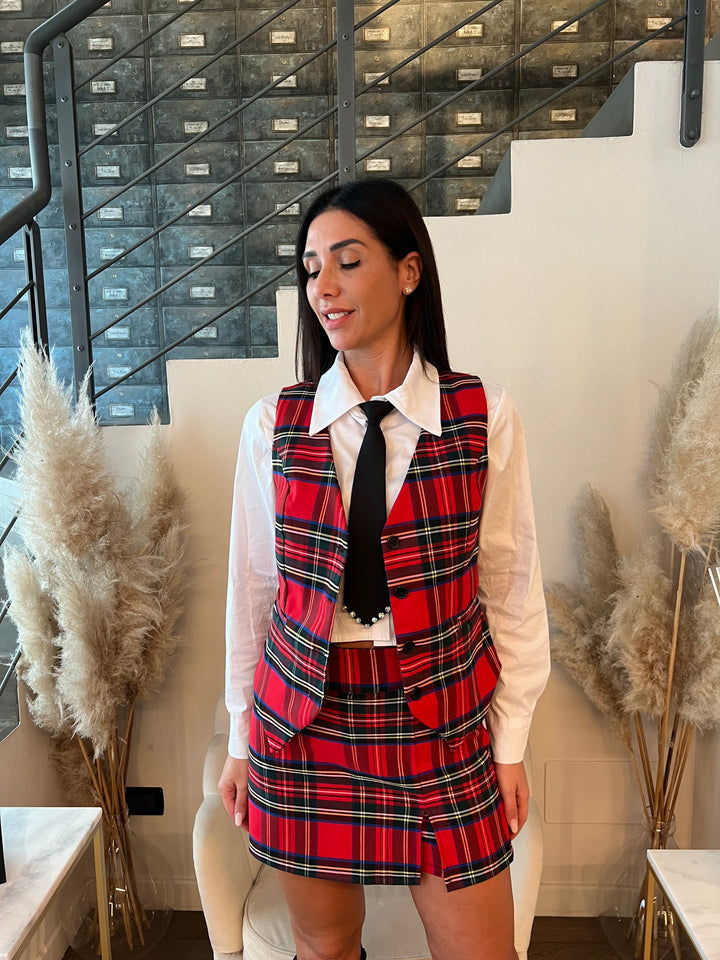 GILET TARTAN
