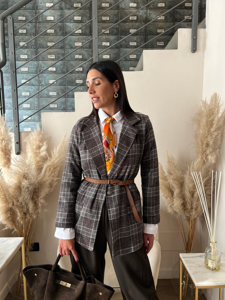 GIACCA SCOZZESE CINTURA