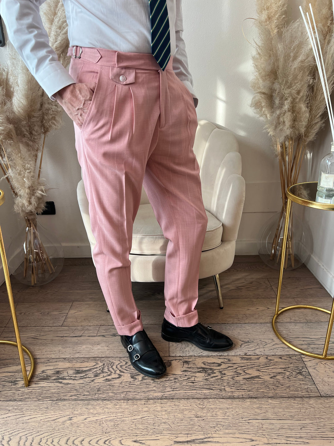 COMPLETO LAPO GESSATO ROSA