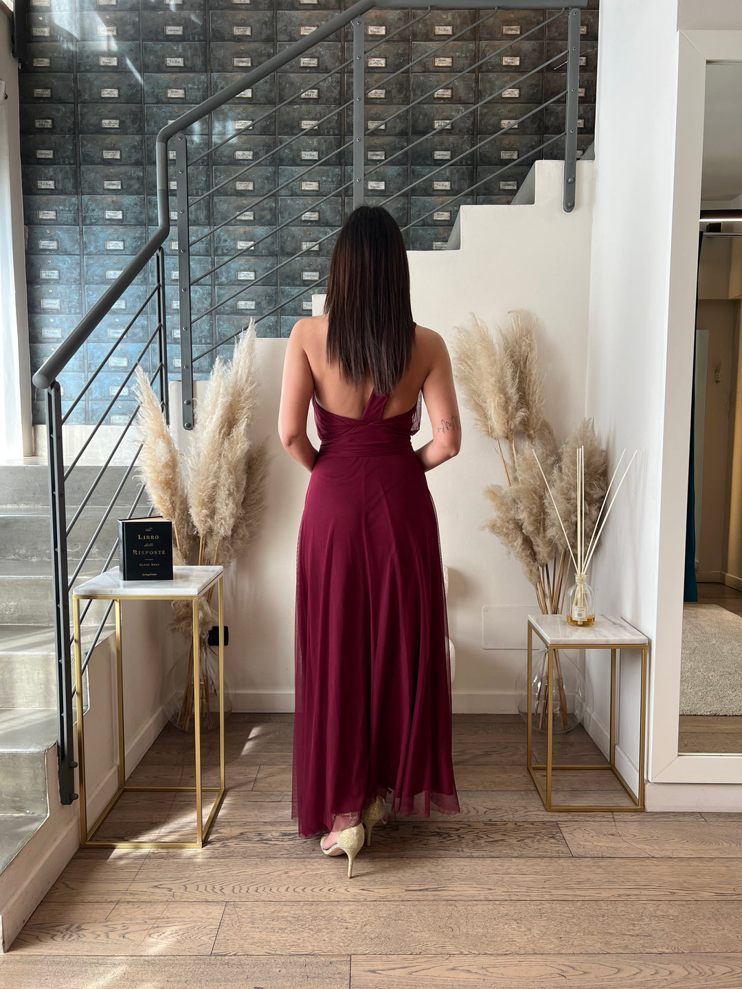 ABITO SOFIA BORDEAUX