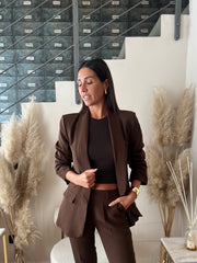 GIACCA BEATRICE MARRONE