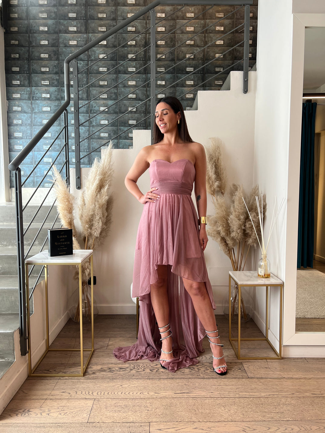 ABITO ADELE CORTO ROSA