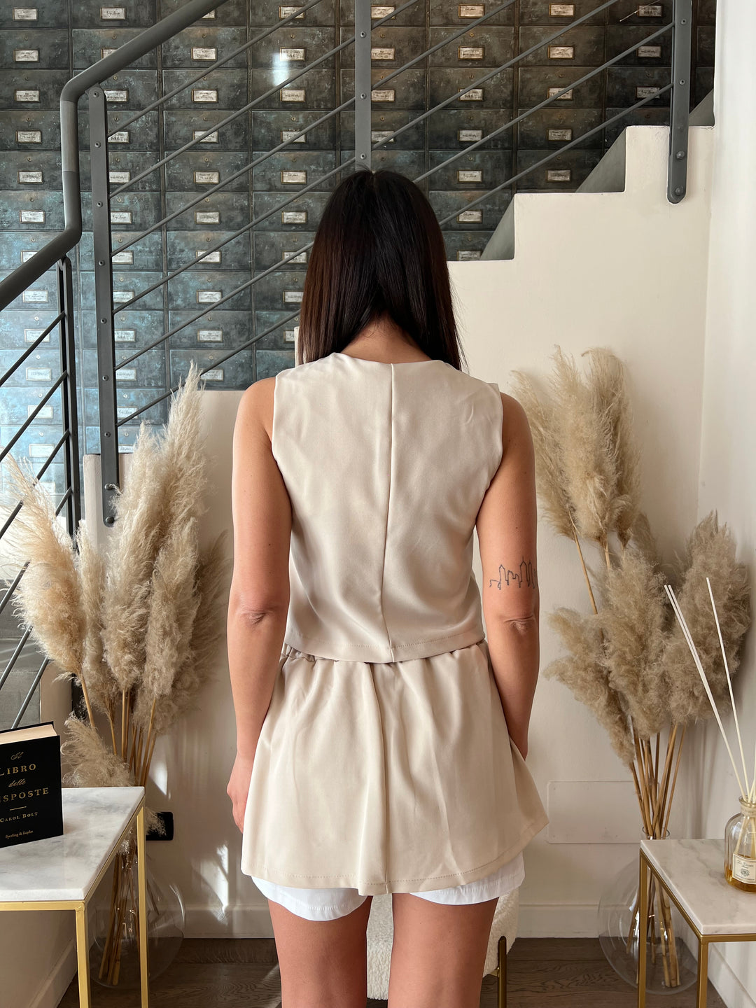 SET BORDI GILET