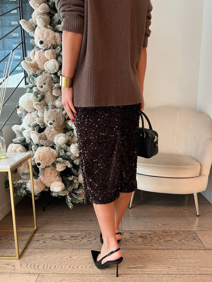 GONNA LONGUETTE PAILLETTES